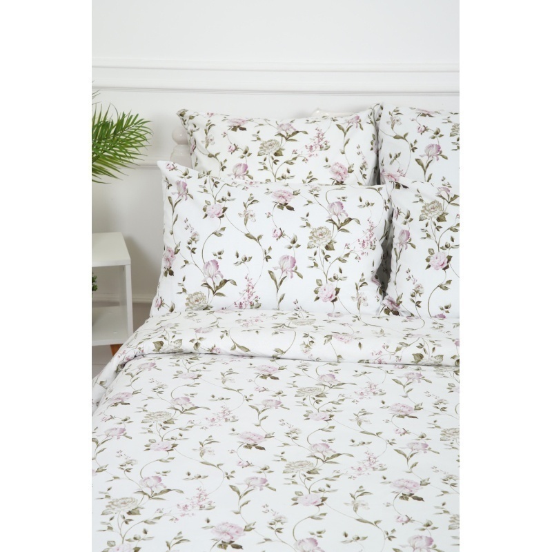 Пододеяльник Пиония (белый)