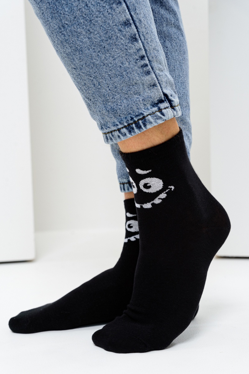 Носки стандарт Смайл (набор 3 пары) (черный)