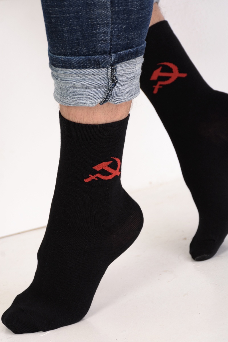 Носки стандарт СССР (набор 3 пары) (черный)