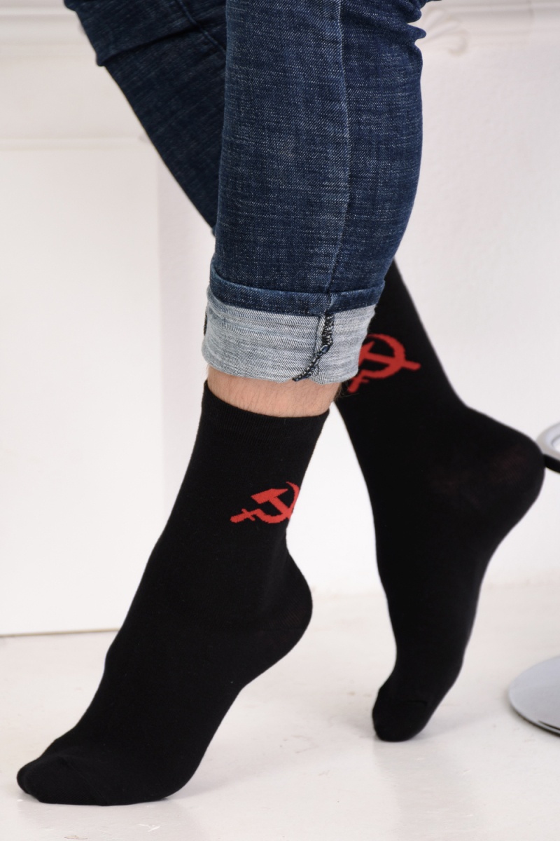 Носки стандарт СССР (набор 3 пары) (черный)