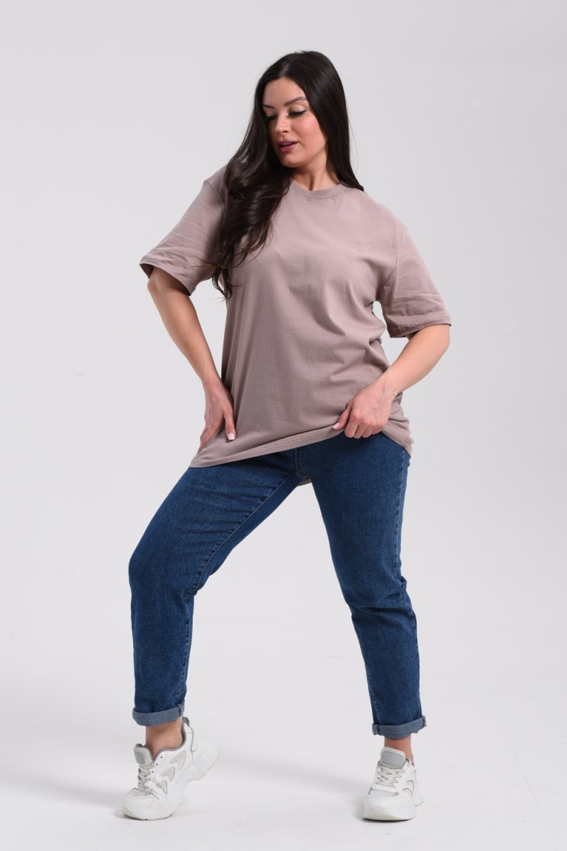 Футболка 8471/4 унисекс (кофе с молоком)