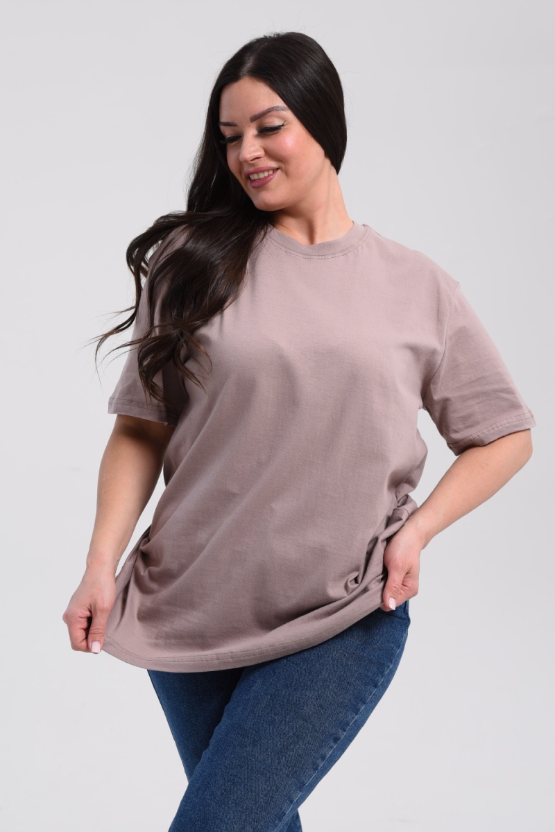 Футболка 8471/4 унисекс (кофе с молоком)