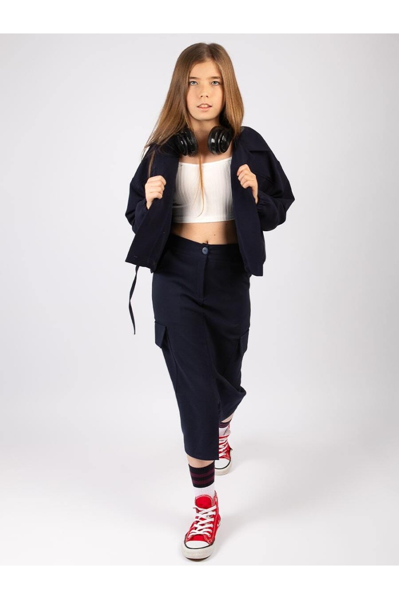 Бомбер SP2514 (темно-синий)