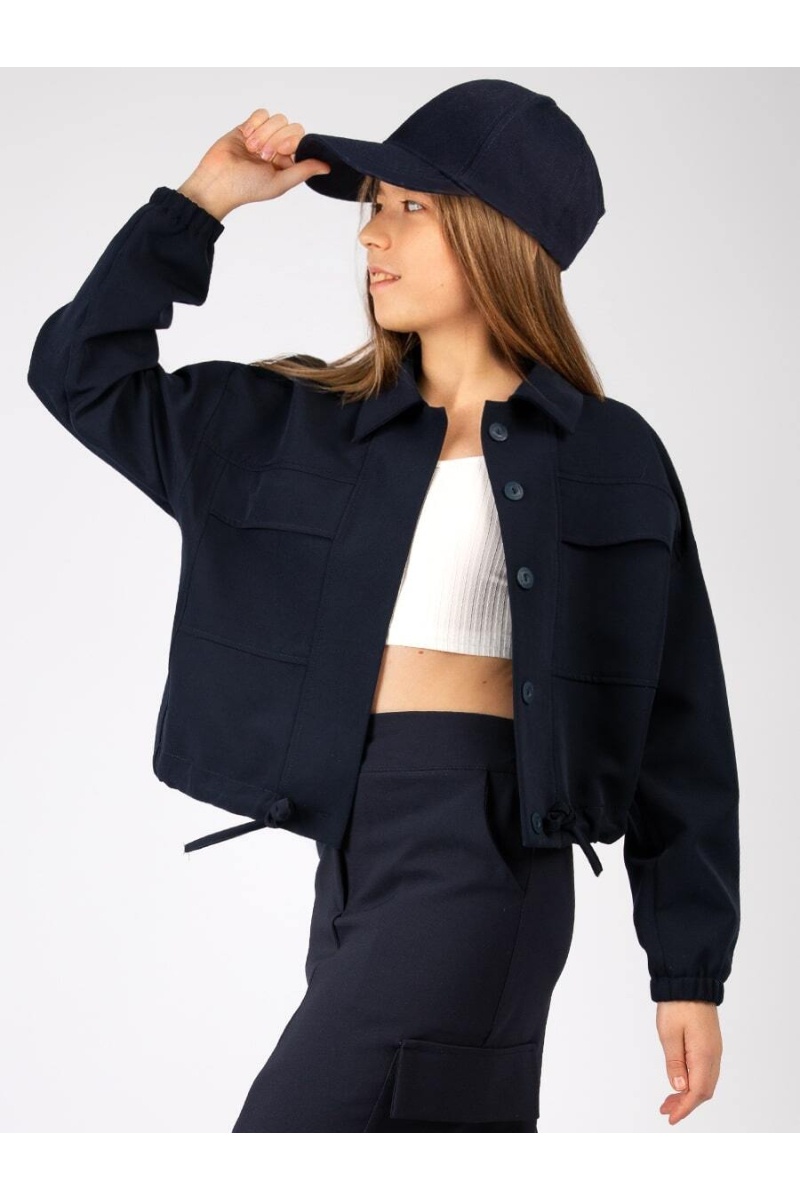 Бомбер SP2514 (темно-синий)