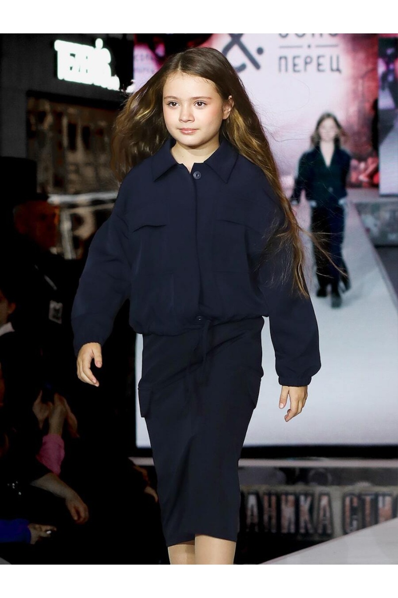 Бомбер SP2514 (темно-синий)