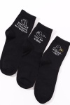 Носки стандарт Мчу на учебу (набор 3 пары) (черный)