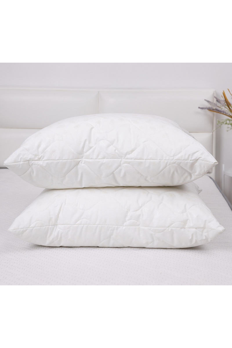 Подушка "Лебяжий пух" Премиум стеганая тематика