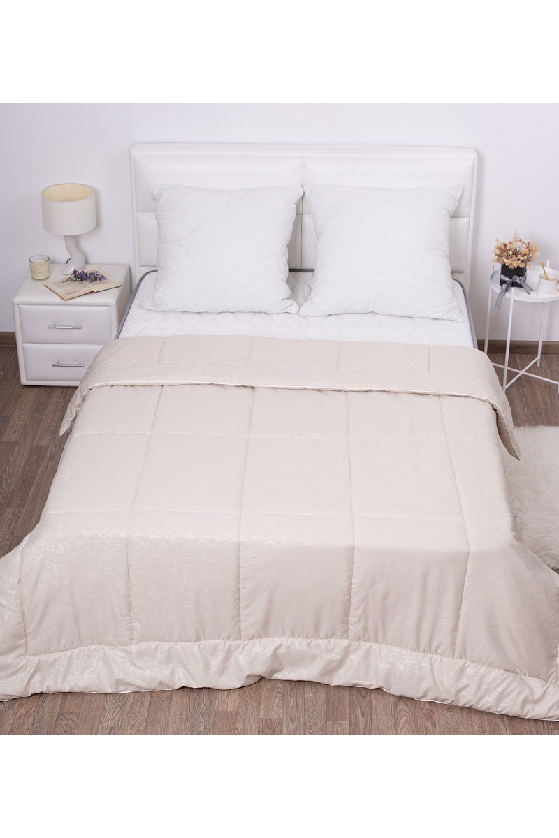 Одеяло "Престиж" однотонное овечья шерсть стандарт