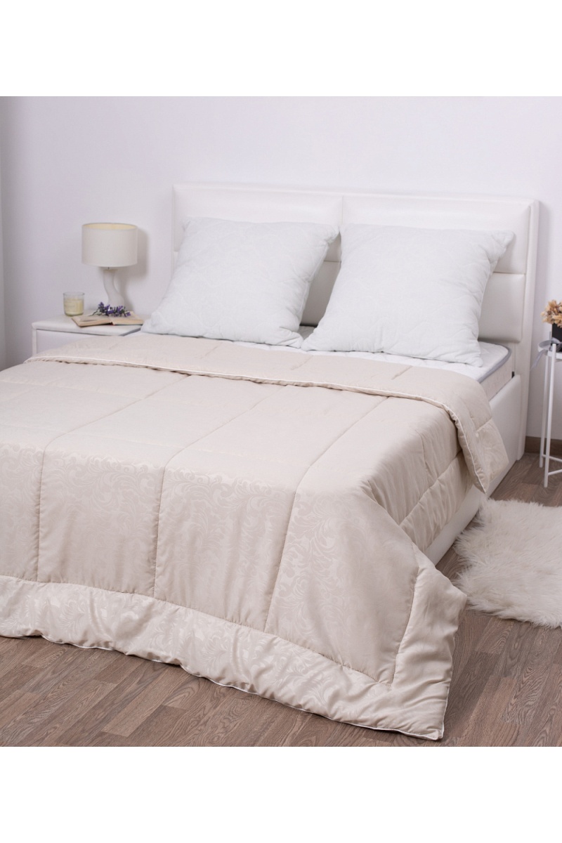 Одеяло "Престиж" однотонное овечья шерсть стандарт