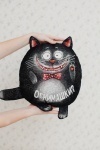 Подушка декоративная игрушка Кот обнимашка 27*27 (черный)