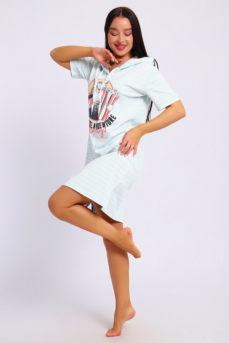 Платье ЕПЛ-1055 (светло-голубой)