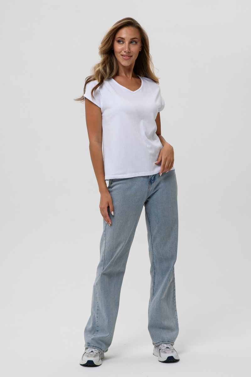 Футболка 7158/1 однотон (белый)