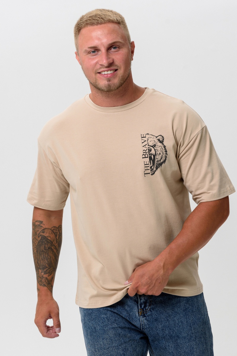 Футболка 8568 (какао+храбрый)