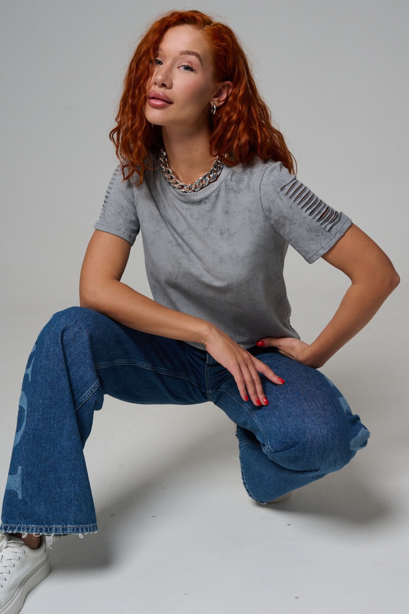 Футболка 7497 (серый винтаж)