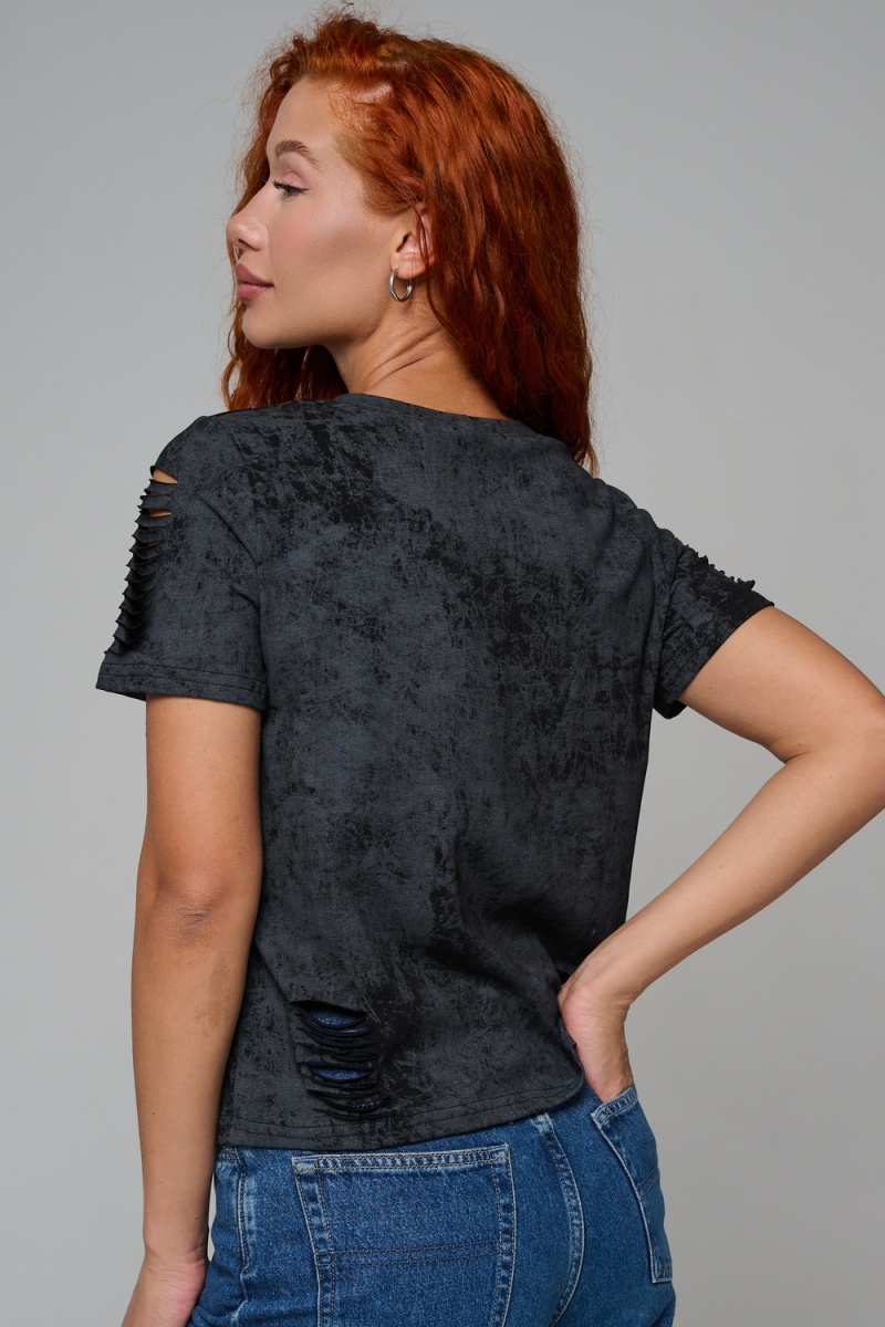 Футболка 7497 (черный винтаж)