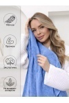 Полотенце Софатекс 70 * 140 для ванной и бани bs (голубой)