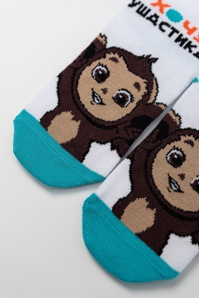 Детские носки стандарт Ушастик (белый)