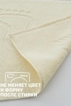 Полотенце Софатекс 50 * 70 коврик ножки 2шт (молочный)