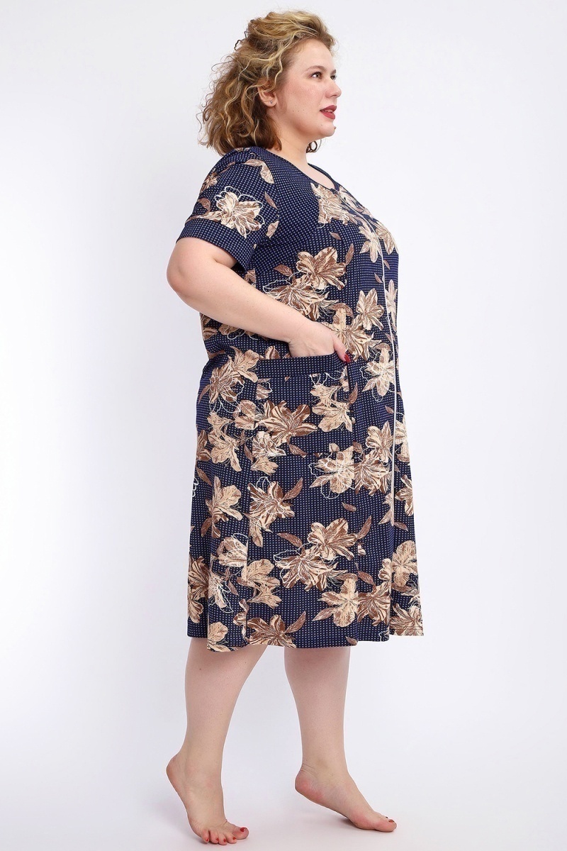 Халат 004 домашний (лилии)