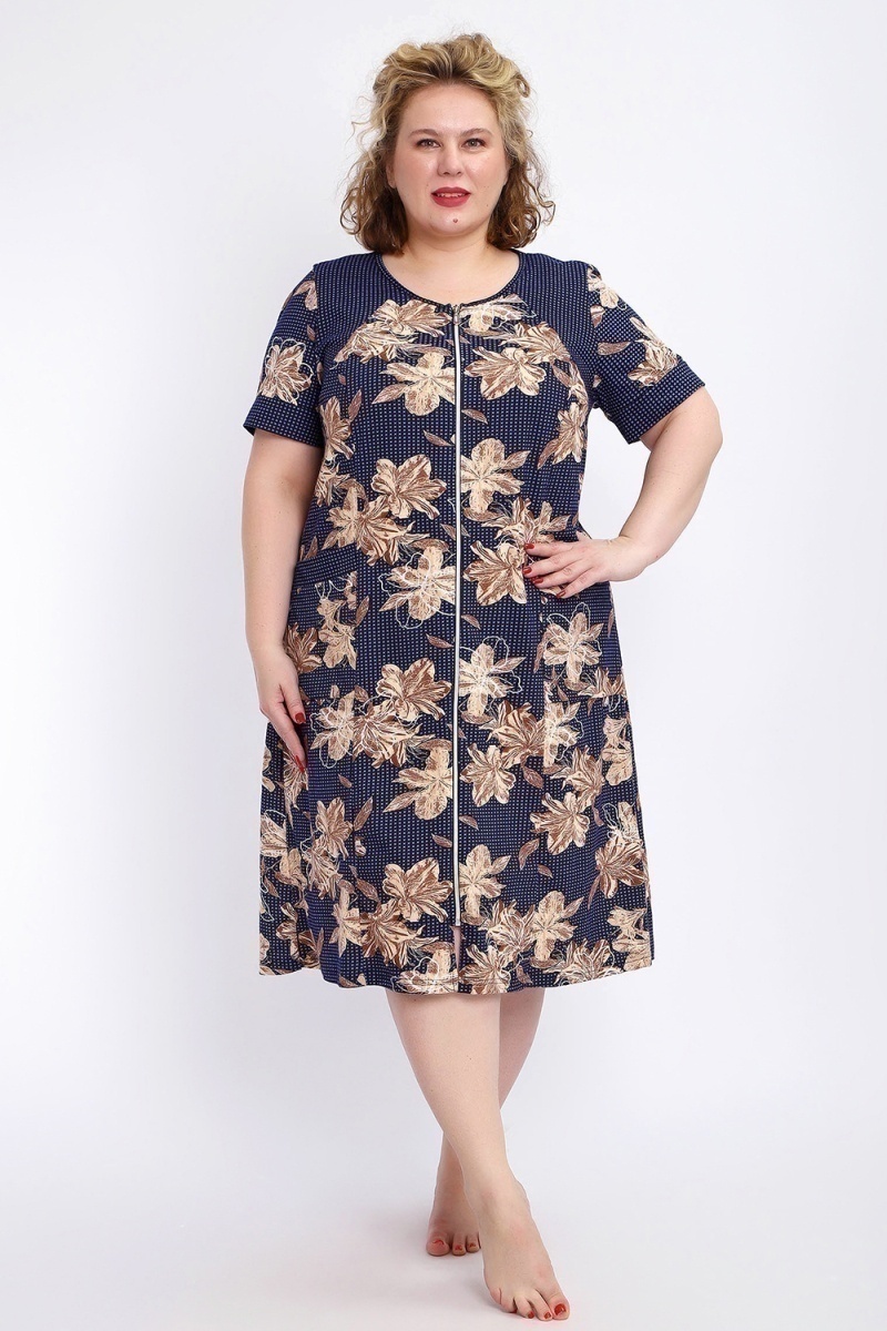 Халат 004 домашний (лилии)