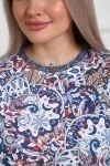 Костюм с брюками Линда (джинс/мультиколор)