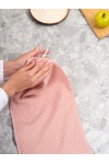 Набор полотенец вафельных "Ночь Нежна" Пыльная роза 30х60 4 шт.