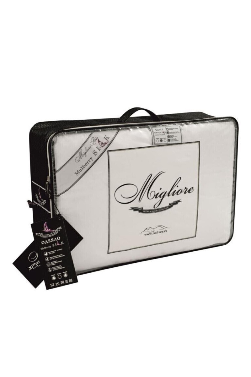 (П) Одеяло премиум "Migliore" Mulberry Silk ОМС ИвШвейСтандарт всесезонное (300г/м2)