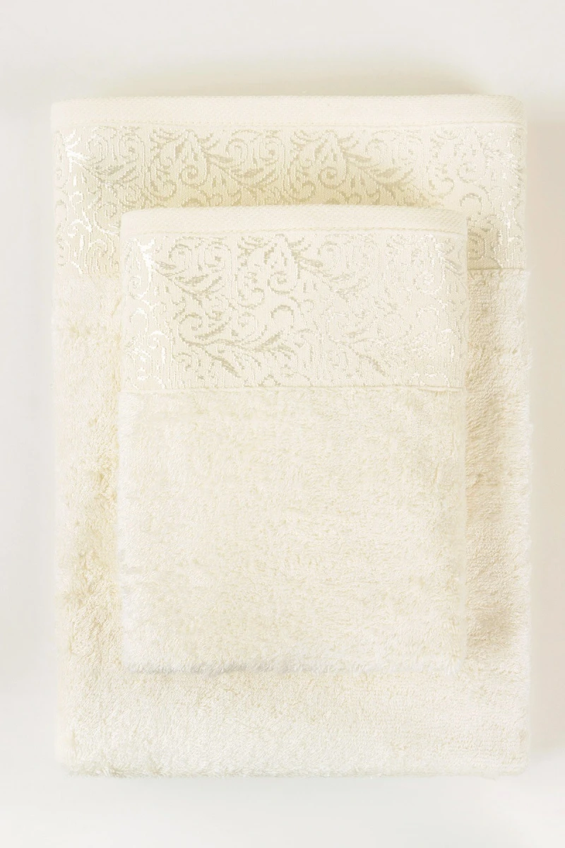 Полотенце махровое Safia Виенна (5160) - кремовый