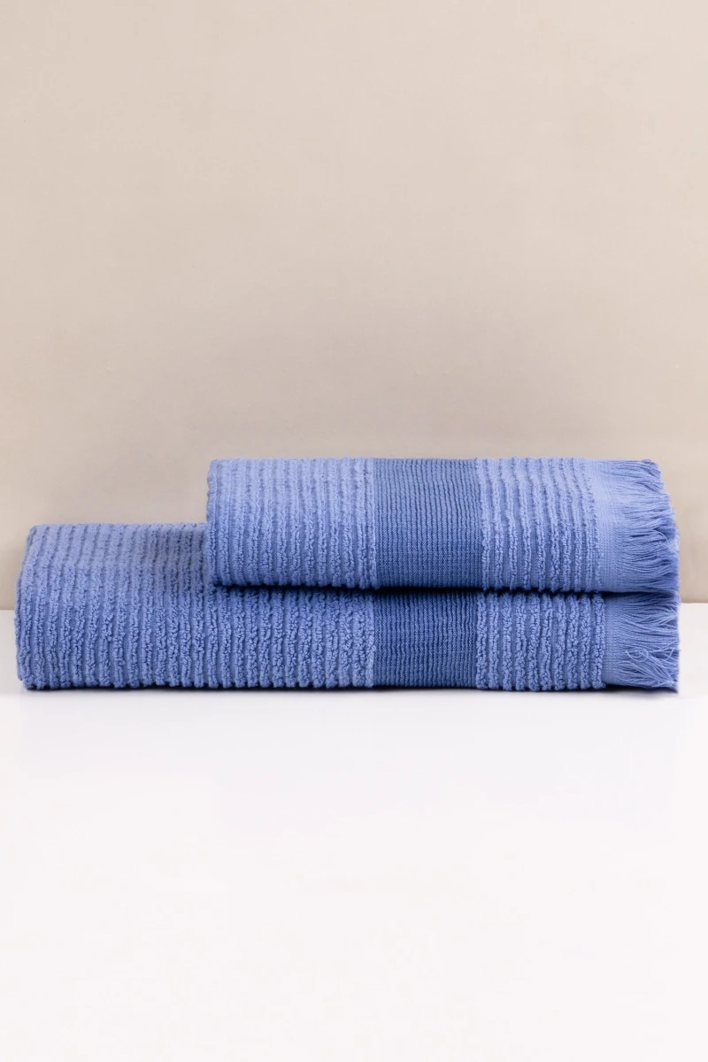 Полотенце махровое Safia VIP (1107) - синий