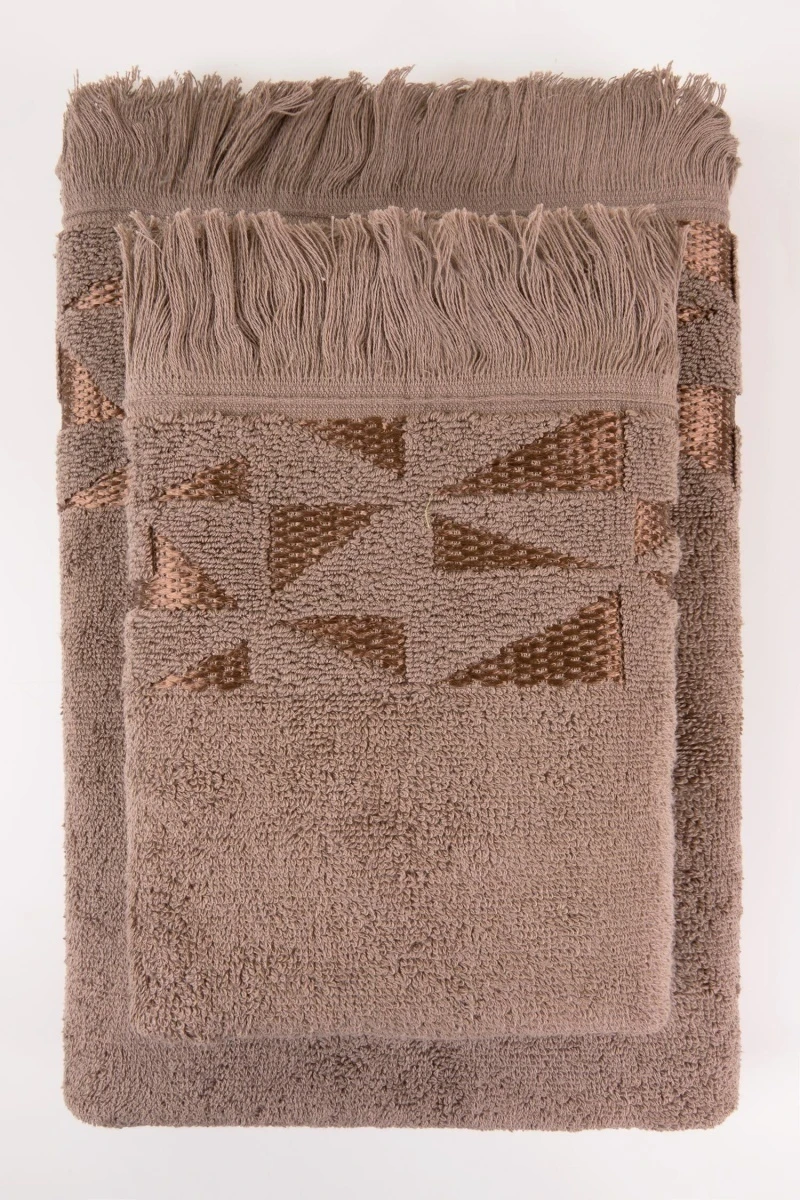 Полотенце махровое Созвездие (5071) - коричневый