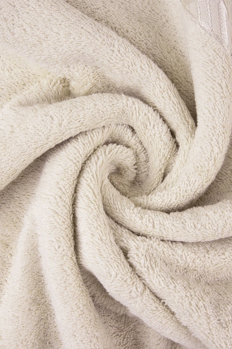 Полотенце махровое Ромбик - светло-бежевый