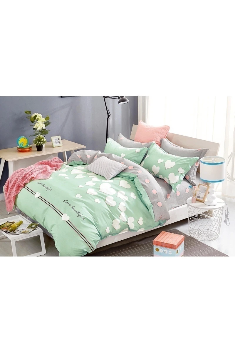 Ткань поплин 110г/м2, 220см "Любовь прекрасна" арт. 1774 тип 2