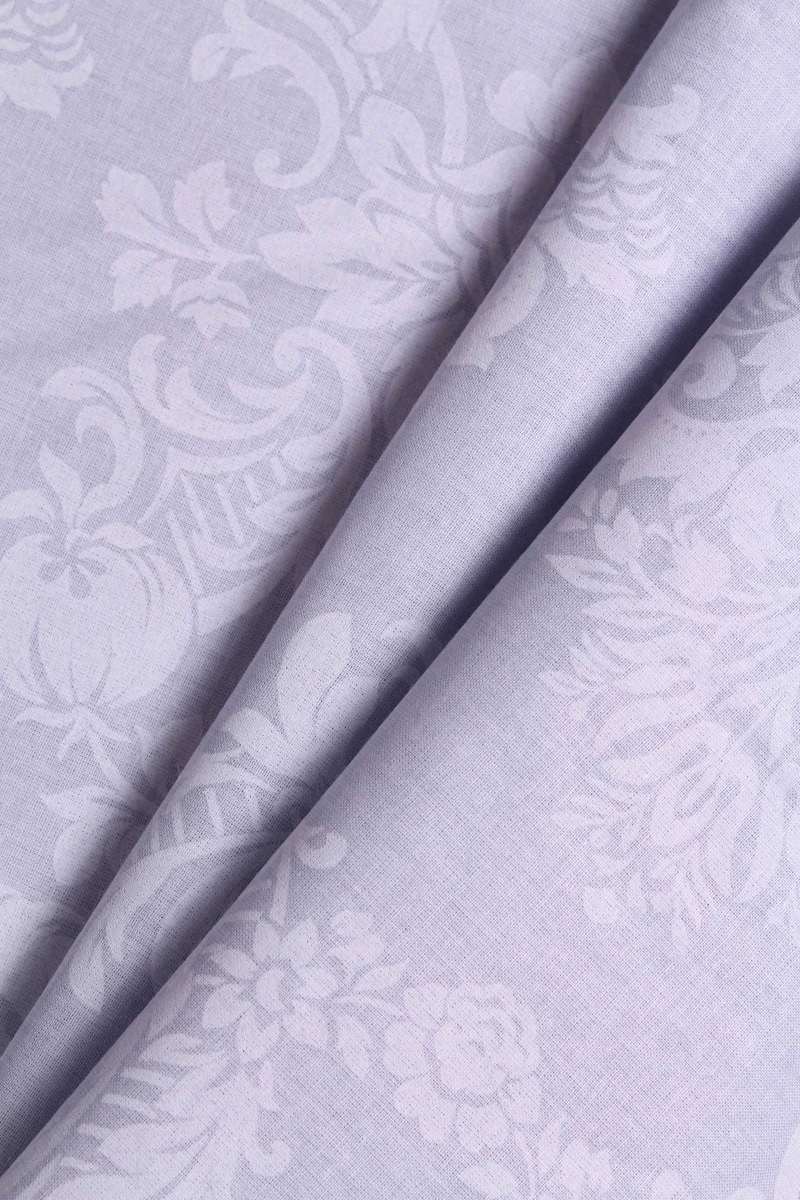 Ткань поплин 117г/м2, 220см "Кварц" светло-серый арт. 10333/8