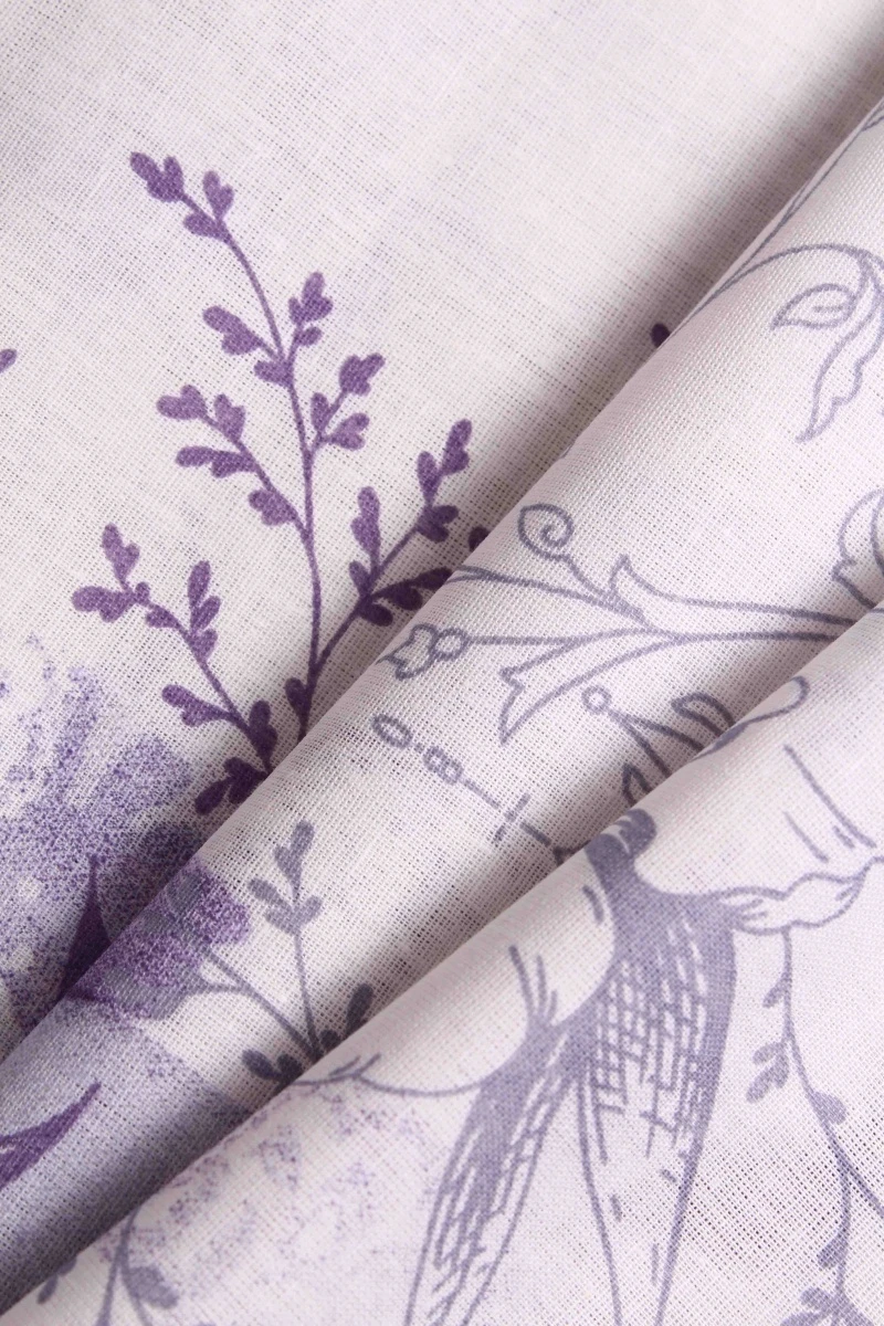 Ткань бязь 120г/м2, 220см "Прогулка по Венеции 2" арт. 208022 фиолет