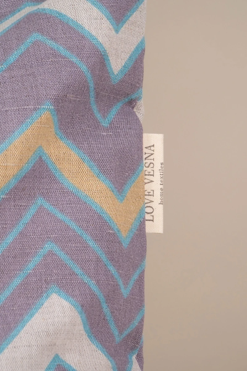 Декоративная наволочка на молнии полулен "ТЛ" Модерн