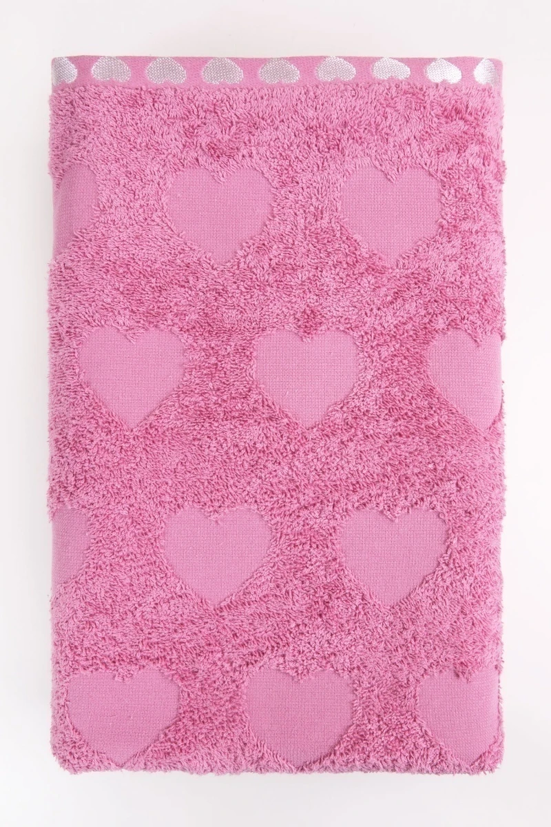 Полотенце махровое Safia LOVE (5248) - лиловый