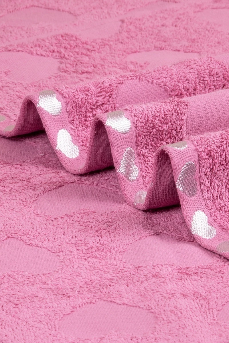 Полотенце махровое Safia LOVE (5248) - лиловый