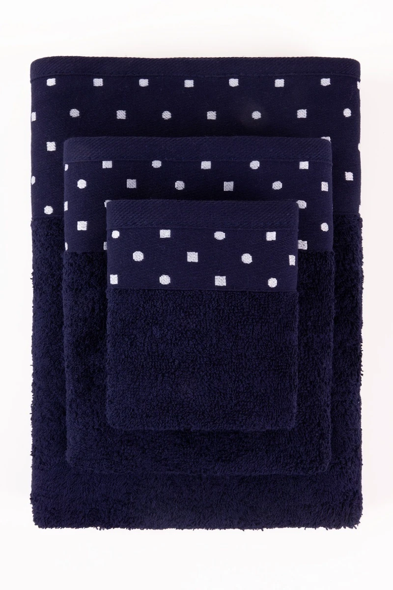 Полотенце махровое Safia Impress YORK (5051) - темно-синий