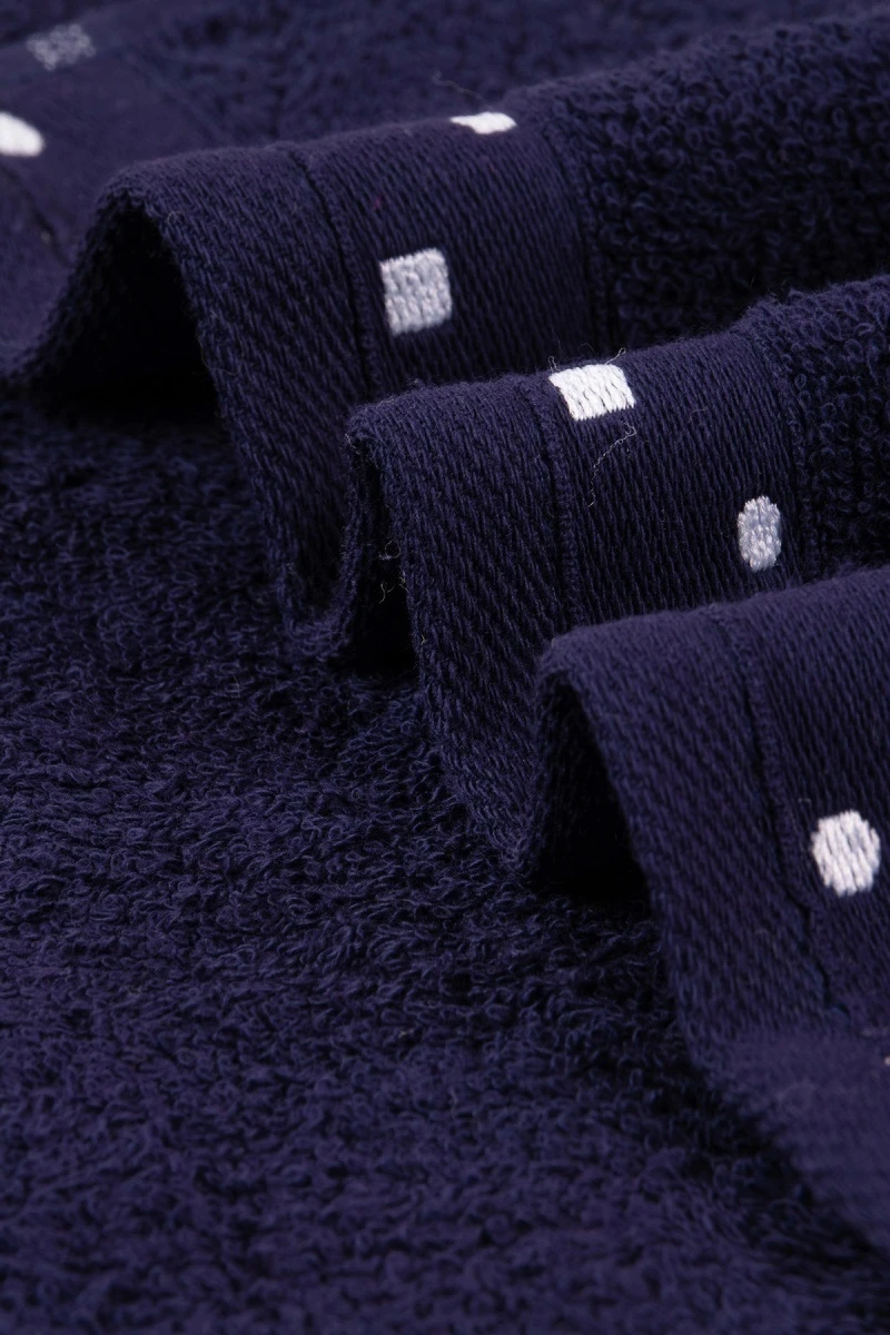 Полотенце махровое Safia Impress YORK (5051) - темно-синий