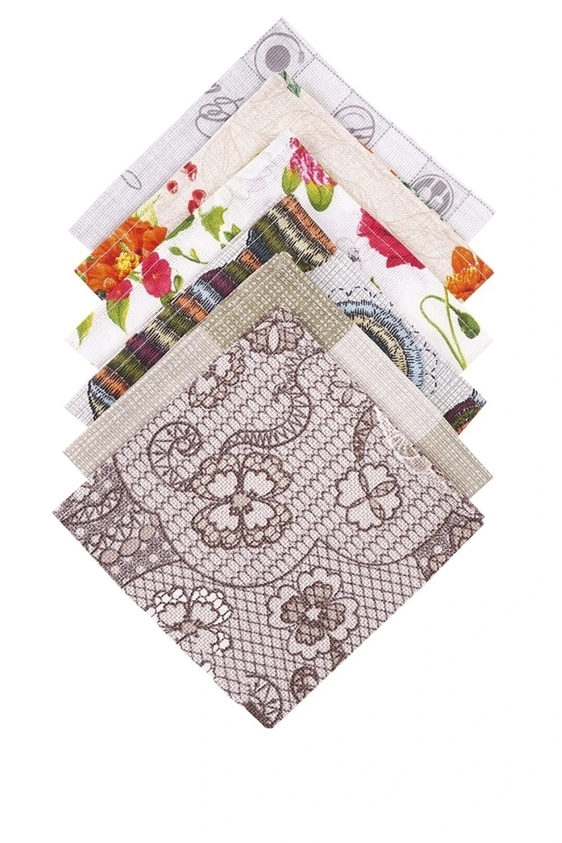 Салфетка из рогожки в ассортименте (35*35 см) (Лучшая цена)