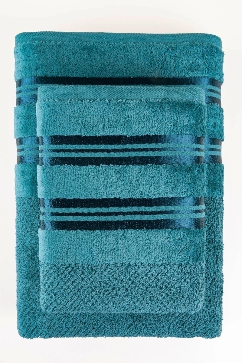 Полотенце махровое Safia Luxury (1106) - темно-зеленый