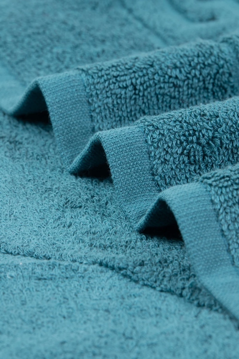 Коврик махровый Узбекистан Ножки (5207) - темно-зеленый (50х70)