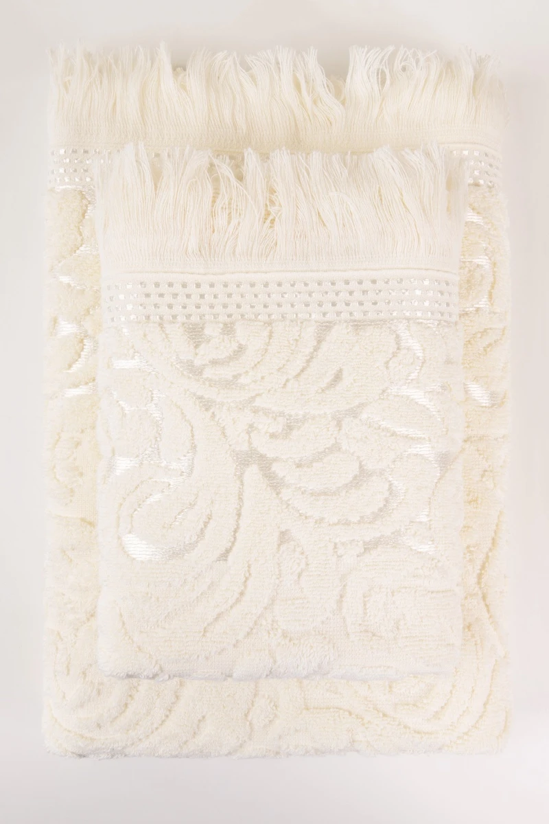 Полотенце махровое Камеллиа (5300) - кремовый