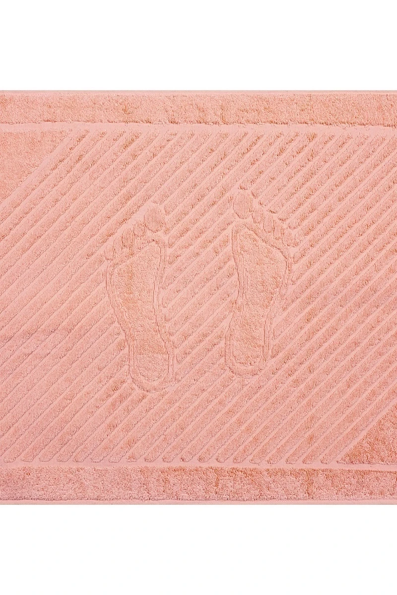 Коврик махровый Туркменистан 700 гр/м2 - персиковый (50х70)