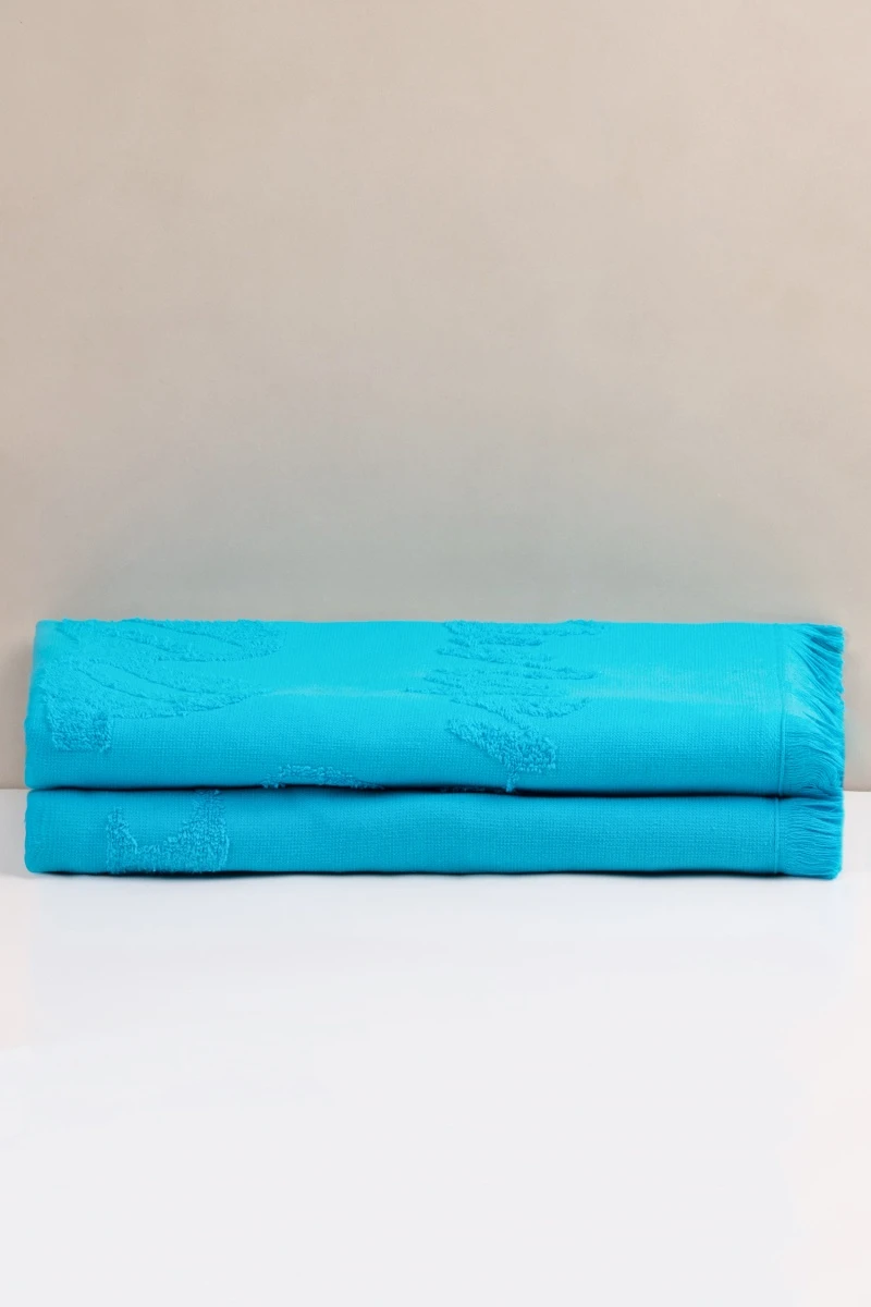 Полотенце махровое Safia ISLAND (5251) - морская волна