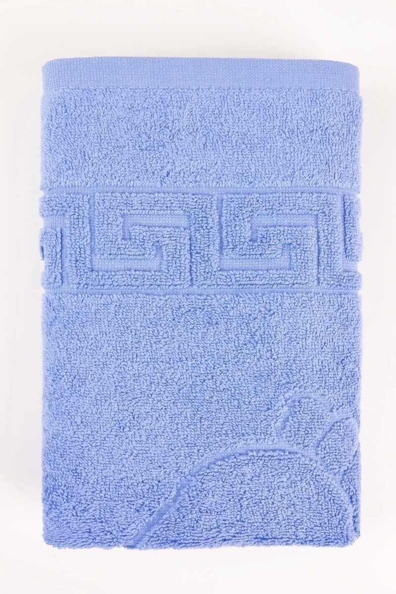 Коврик махровый Узбекистан Ножки (5207) - синий (50х70)