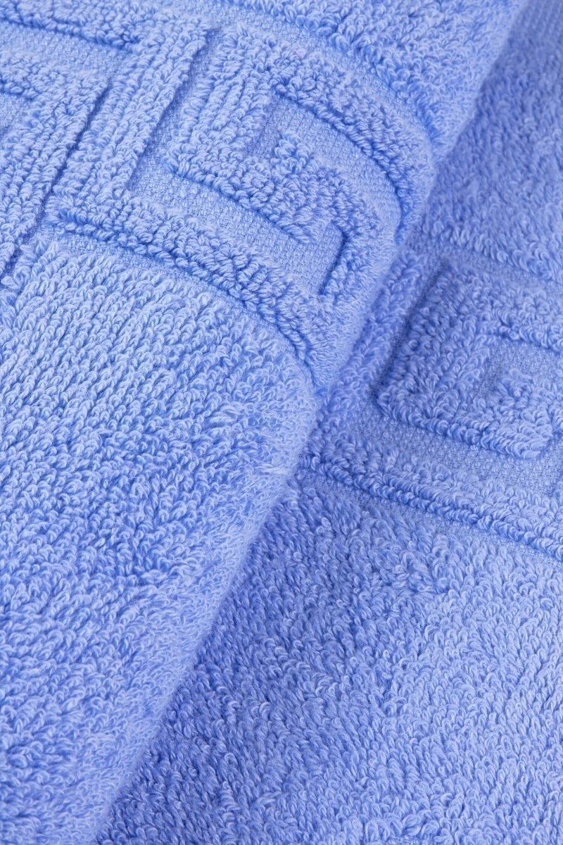 Коврик махровый Узбекистан Ножки (5207) - синий (50х70)