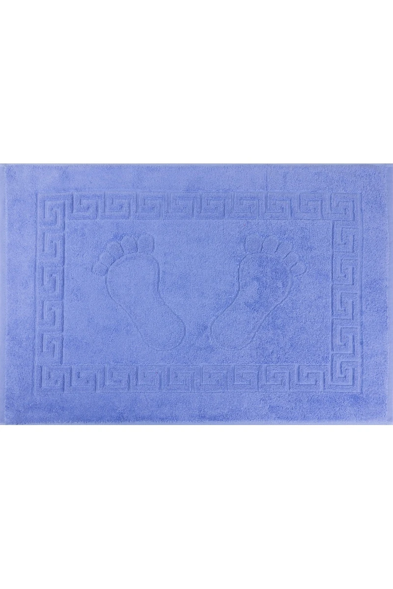 Коврик махровый Узбекистан Ножки (5207) - синий (50х70)