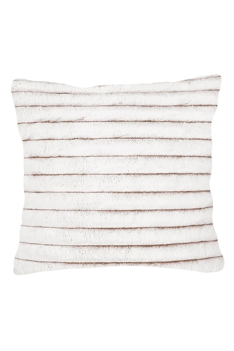 Наволочка плюш велюр 006-MAR какао