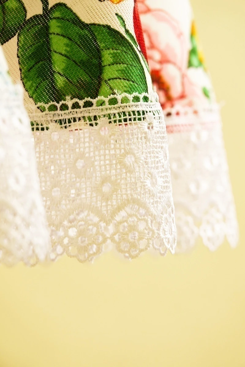 Скатерть круглая с кружевом 006 Аромат розы (вид 1)